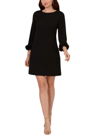 Adrianna Papel Ruffle Cuff Crepe Cocktail Dress - Wholesale