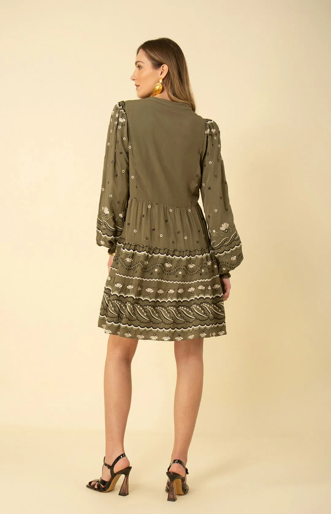 Audrey Embroidered Dress