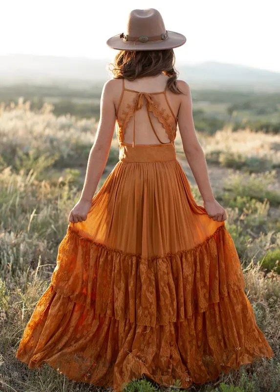 Bohemian Princess Lace Dress