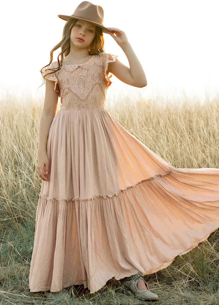 Bohemian Princess Lace Dress