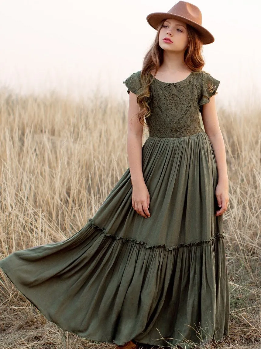 Bohemian Princess Lace Dress