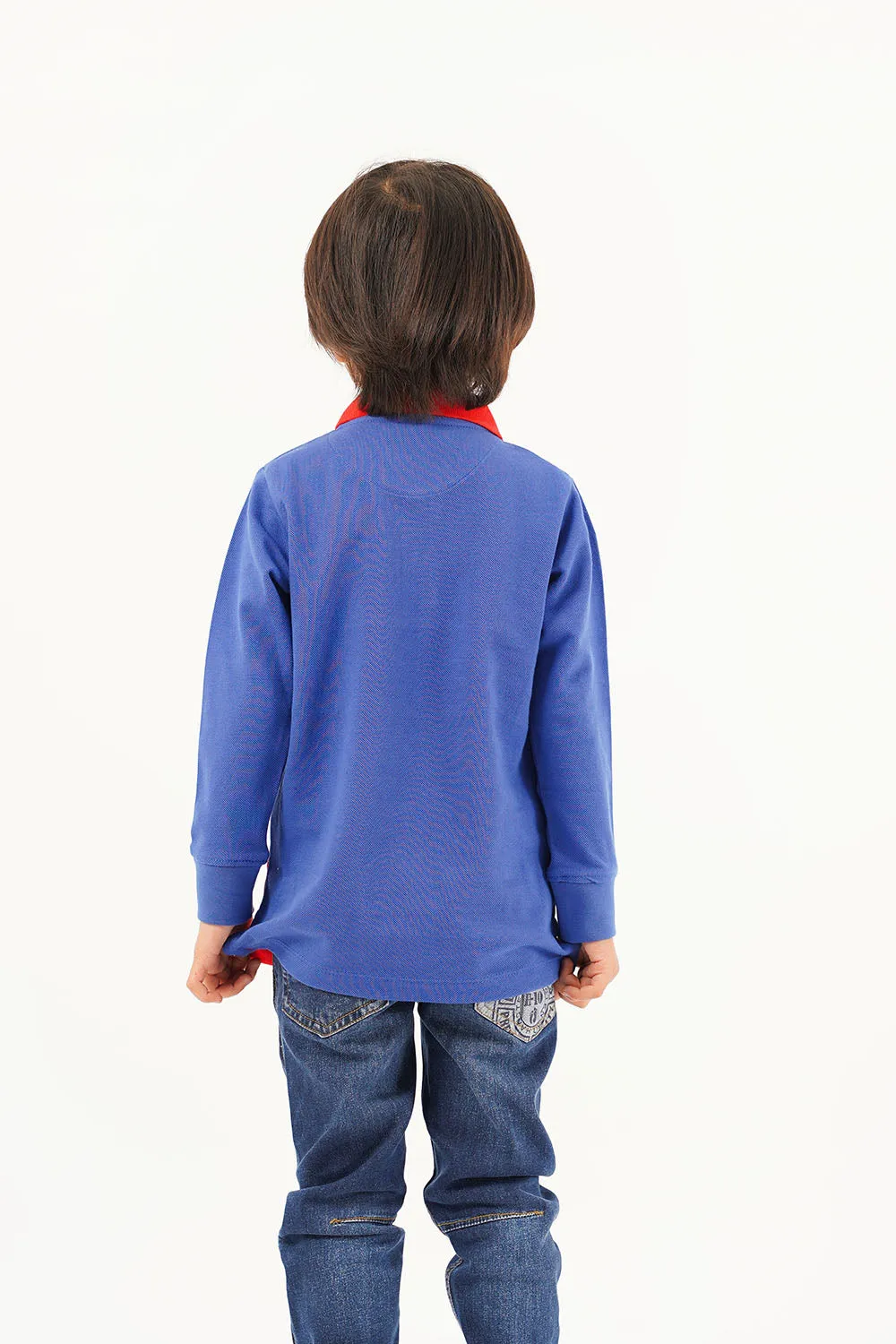 Boy's Full Sleeve Fashion Polo