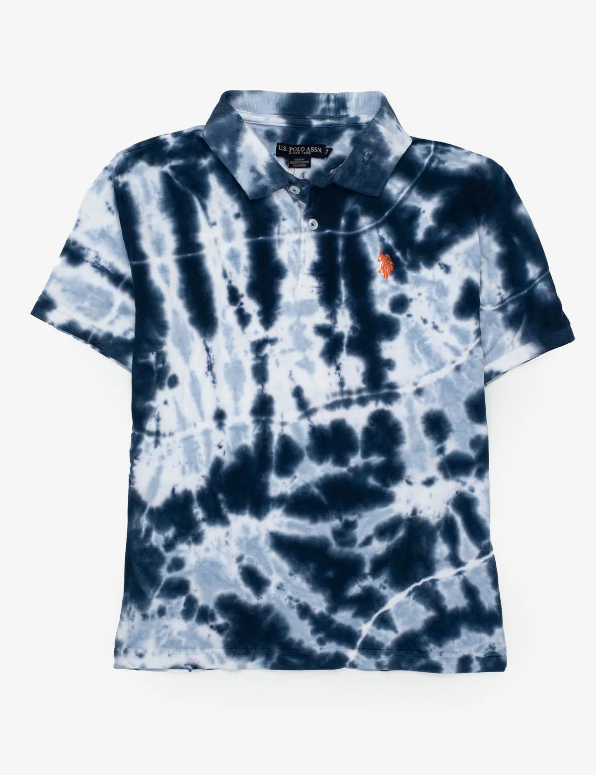 BOYS TIE DYE POLO SHIRT