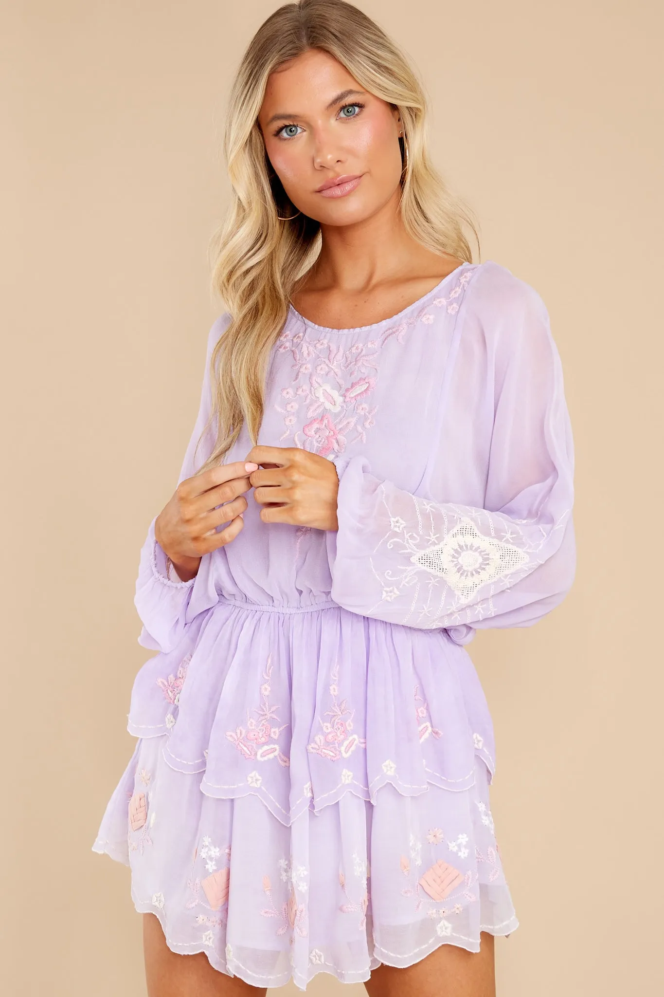 Bridgely Amethyst Mini Dress