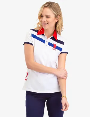 CONTRAST STRIPE POLO SHIRT