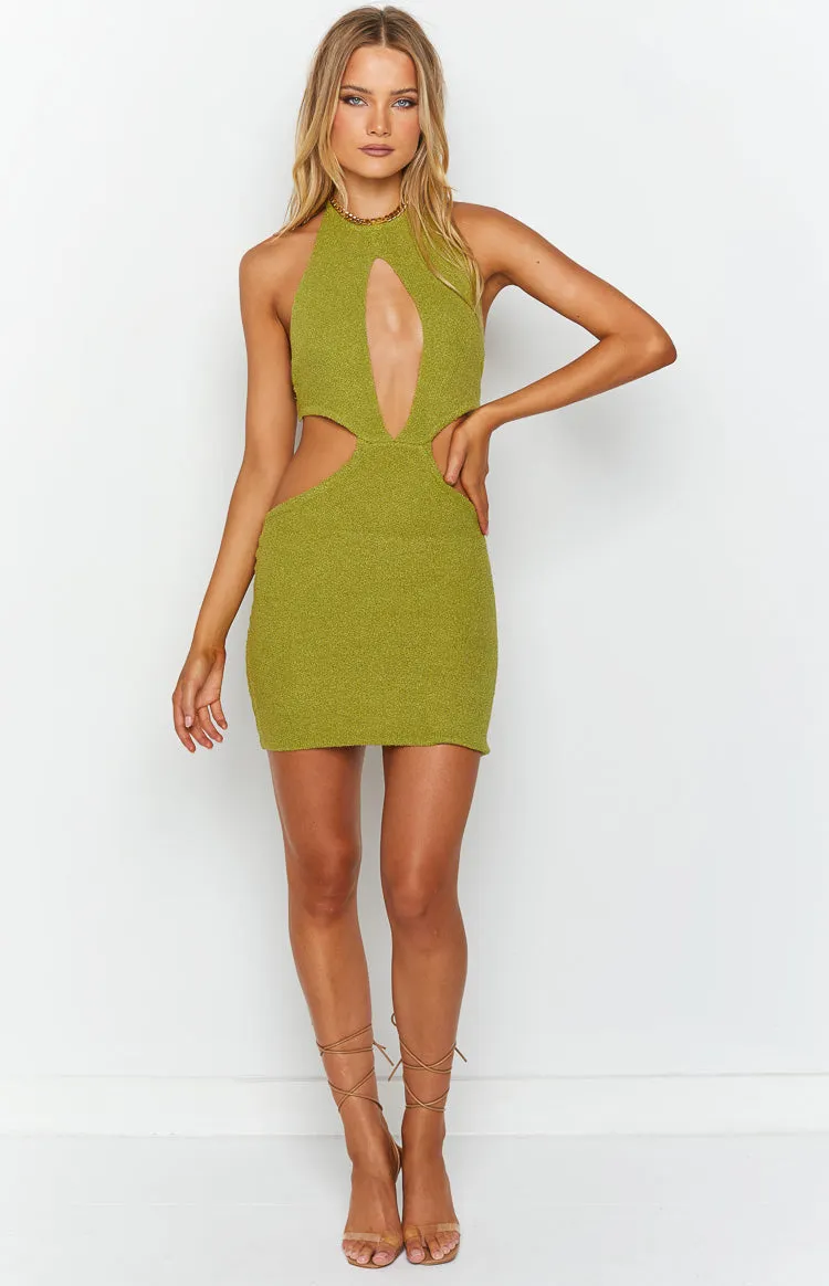 Danika Green Mini Dress