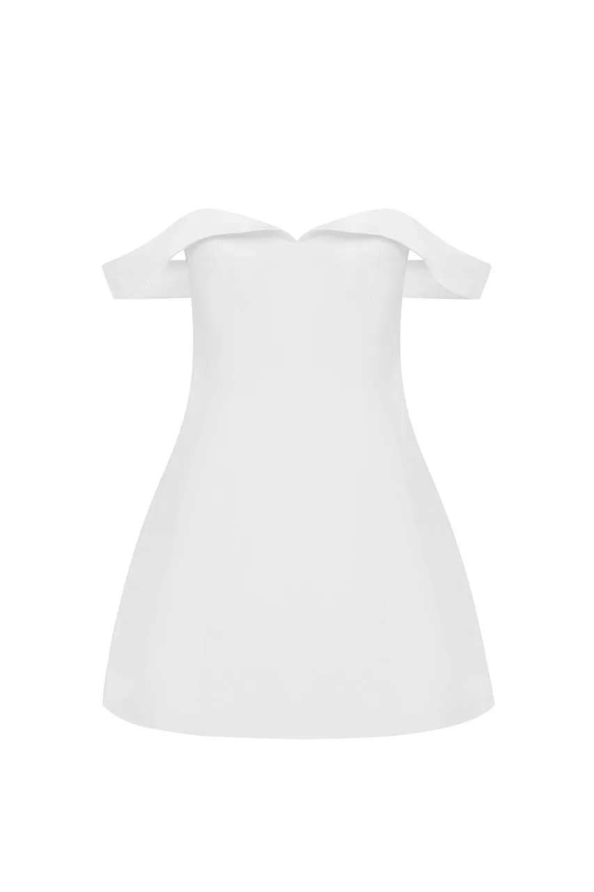 Ebonie Mini Dress - White