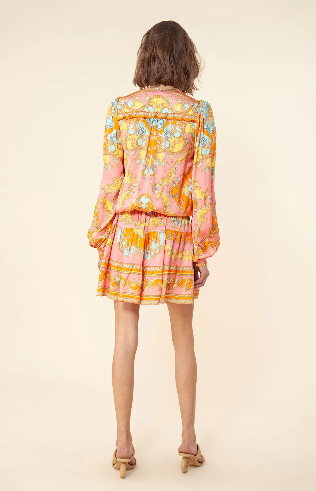 Garland Blouson Dress