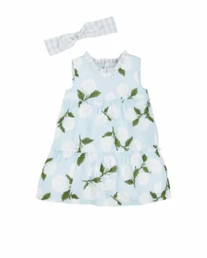 Hydrangea Summer Baby Dress by Mud Pie