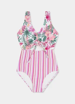 Island In The Sun Ruched Front One Piece - Island