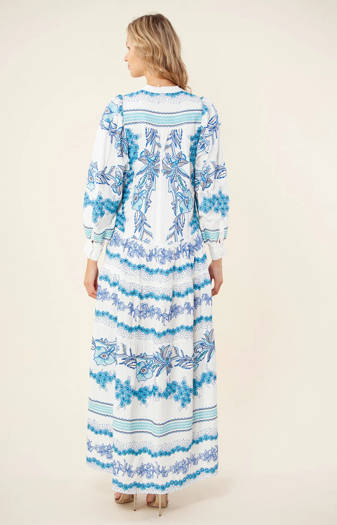 Janina Embroidered Maxi Dress