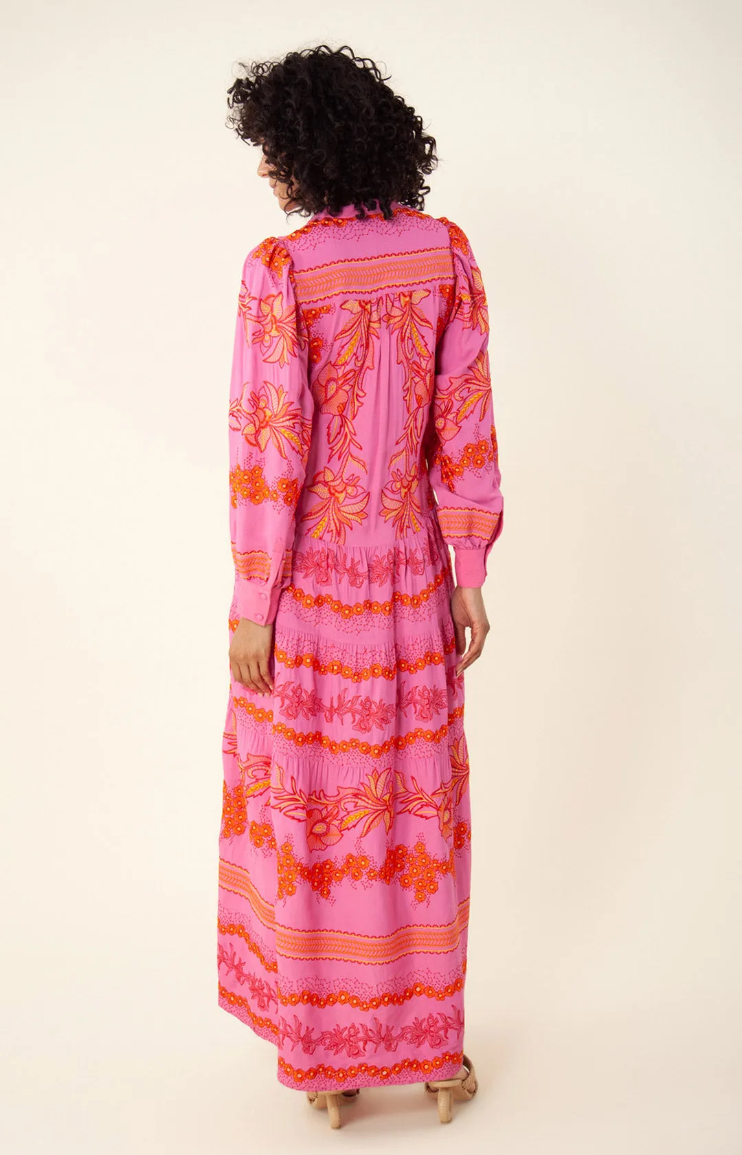 Janina Embroidered Maxi Dress