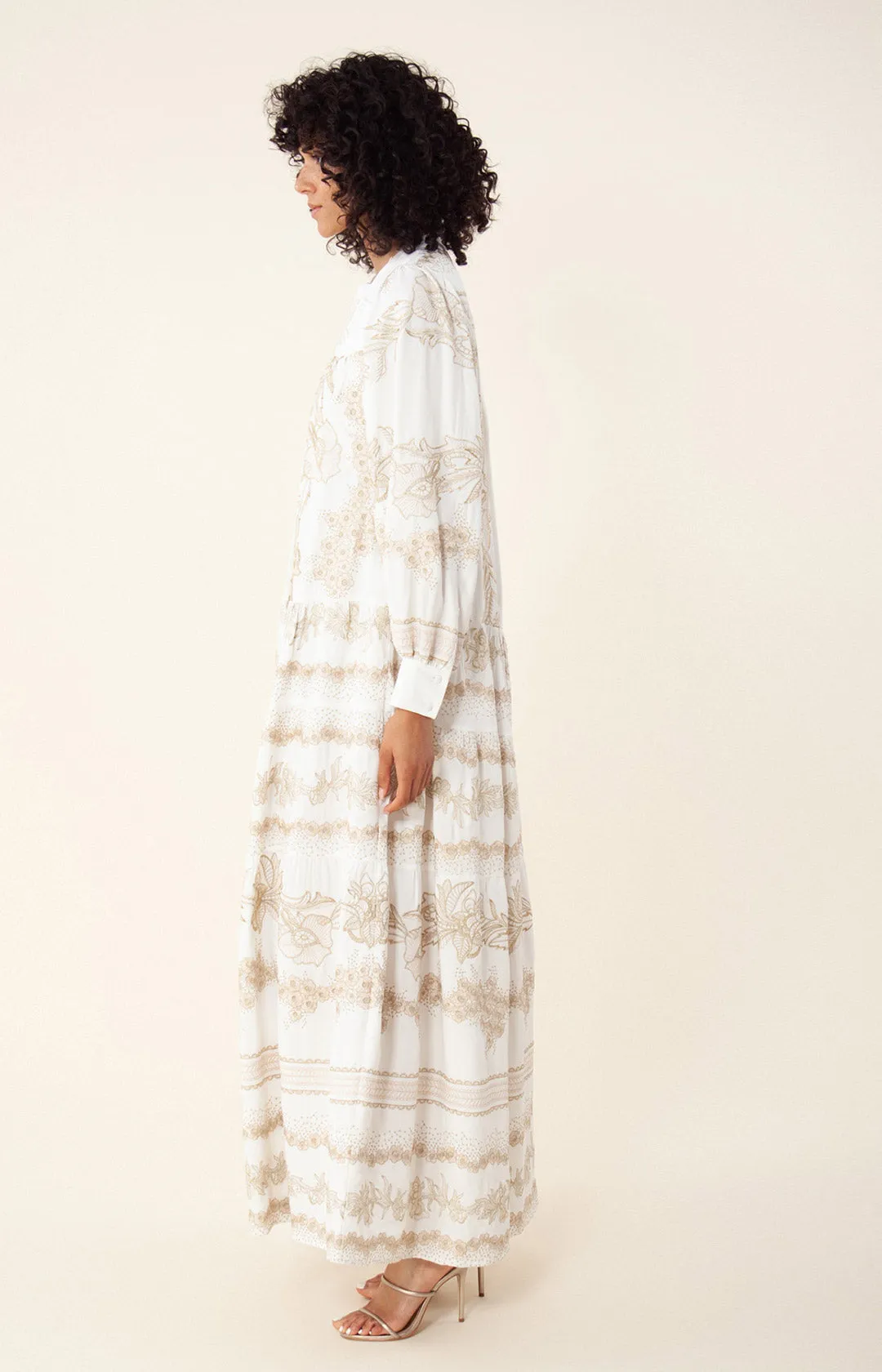 Janina Embroidered Maxi Dress