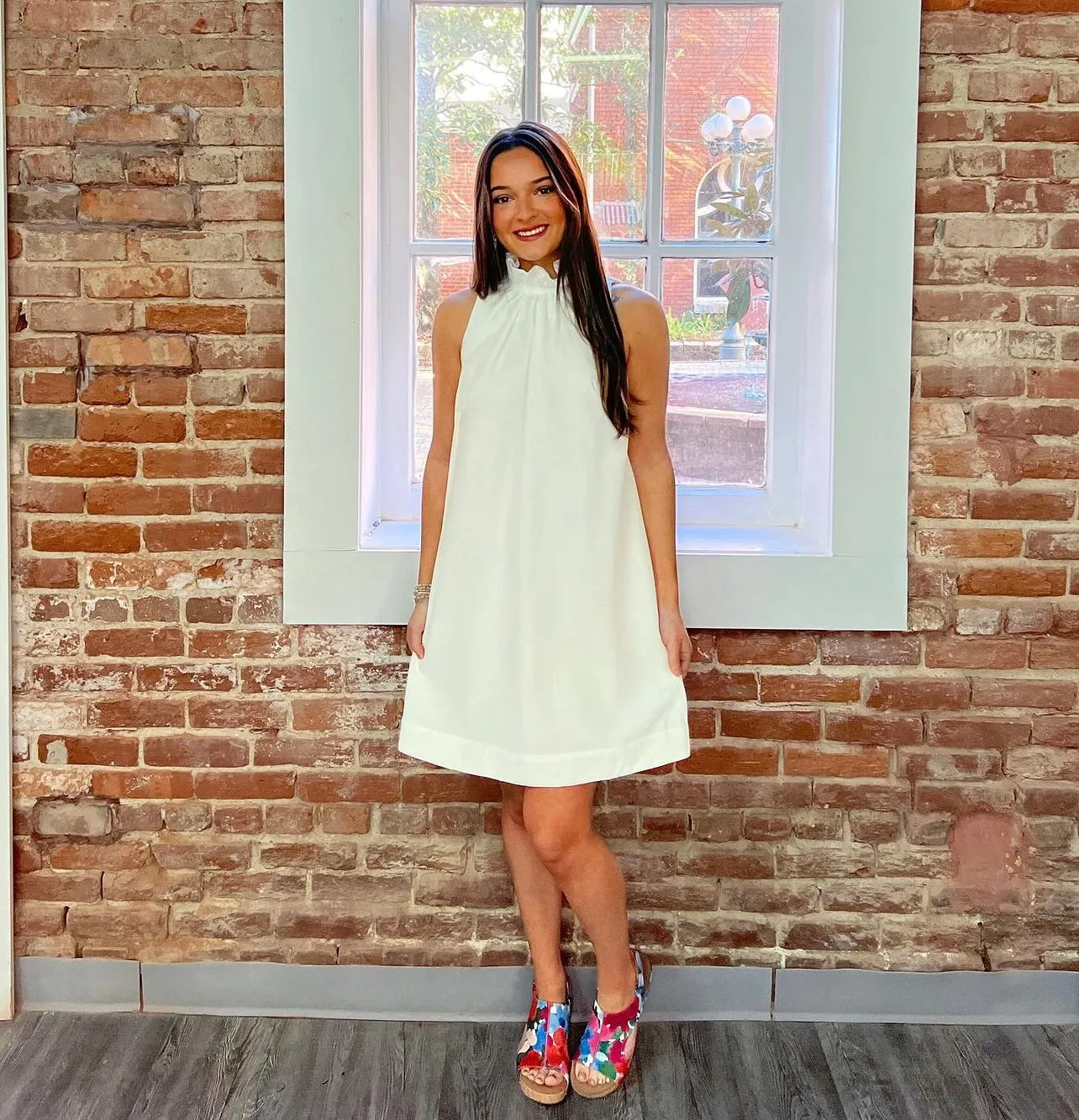 Keeping It Classy Mini Dress in Pure White