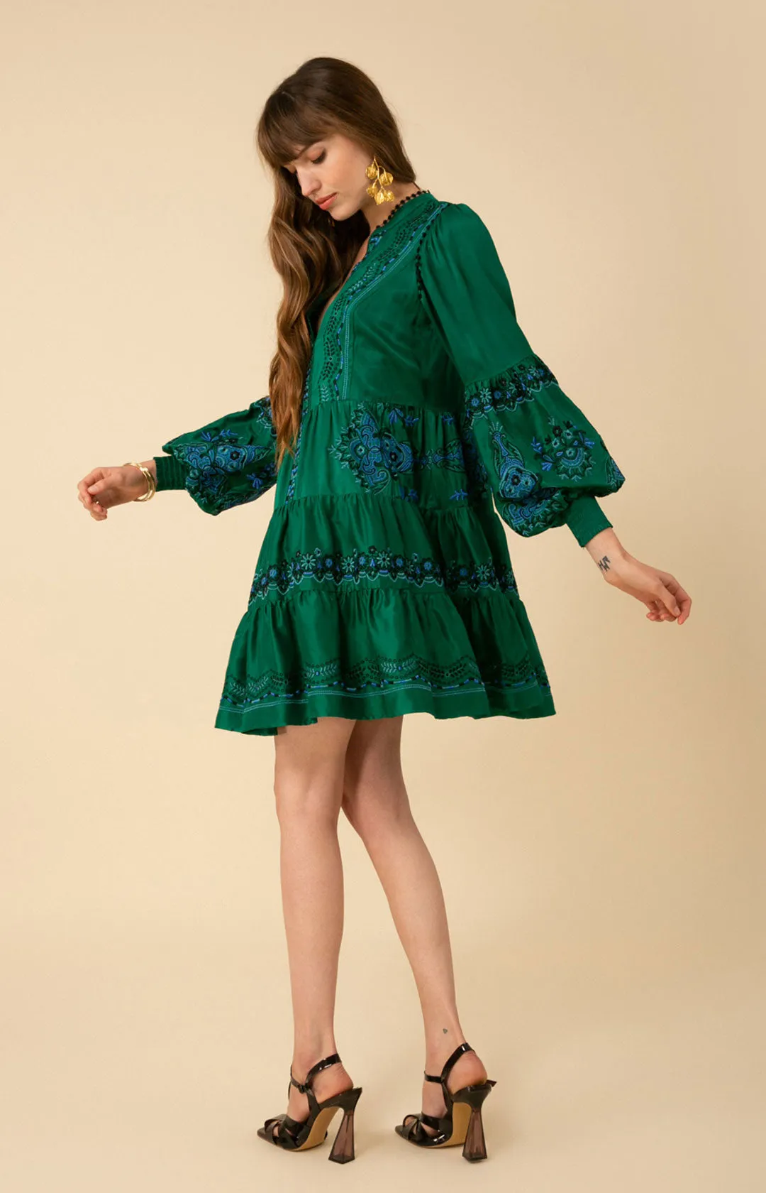 Lily Embroidered Dress