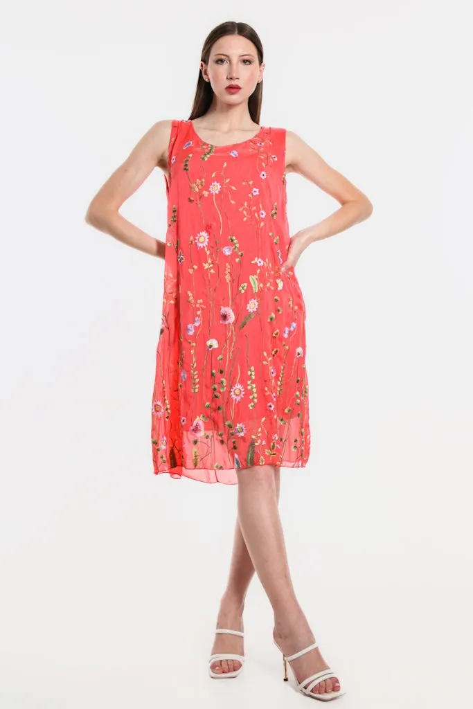 Linea Embroidered Garden Dress (DT223)