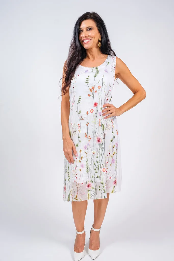 Linea Embroidered Garden Dress (DT223)