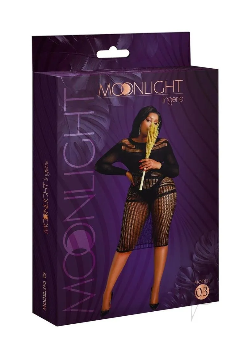 Moonlight Plus Model 03 Dress Blk(disc)