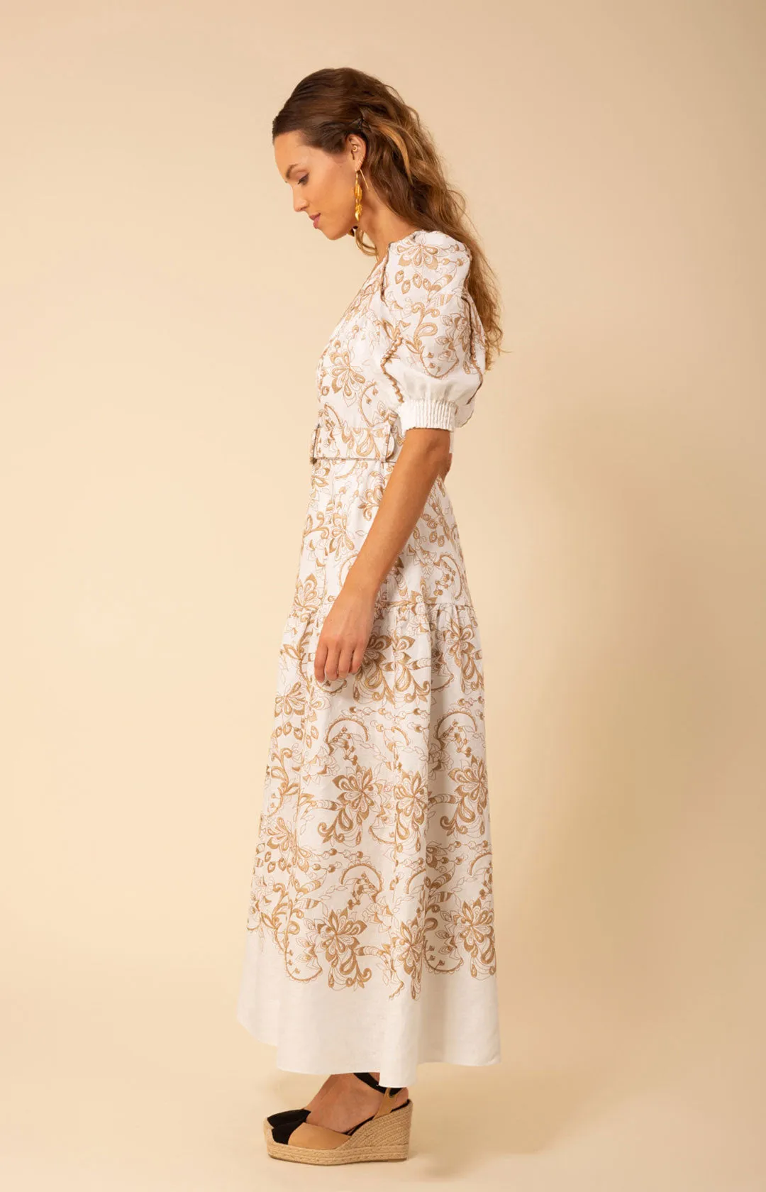 Myla Embroidered Maxi Dress