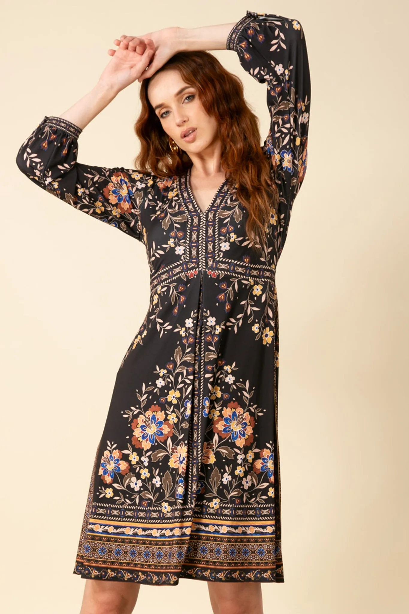 Nayeli Jersey Midi Dress