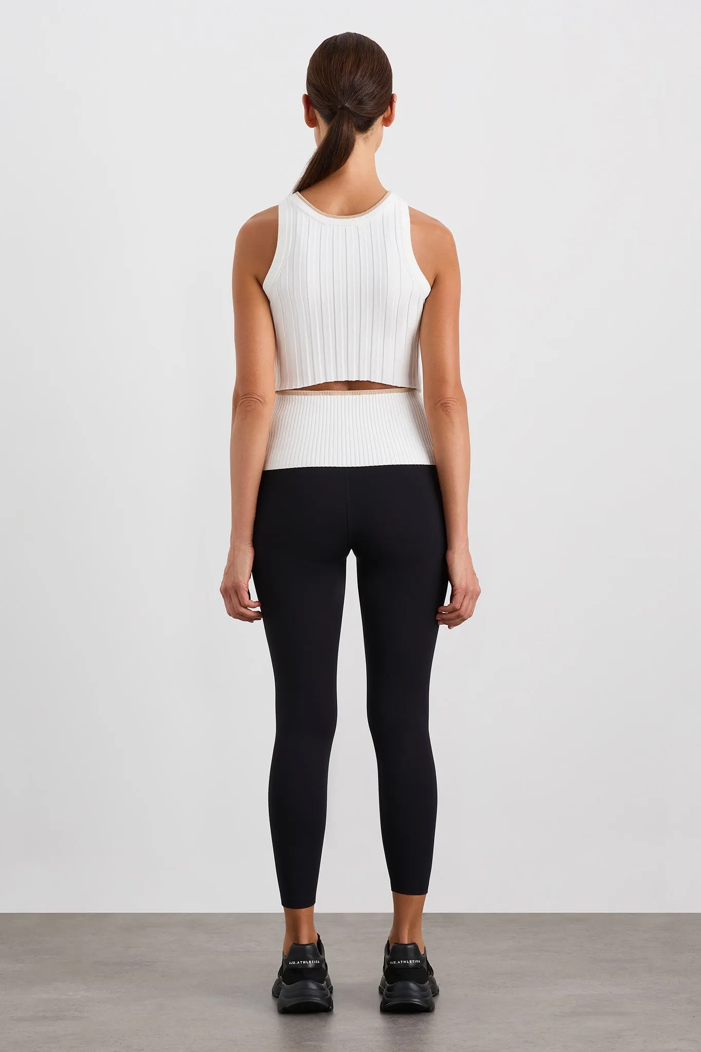 Racer Split Knit Top 107