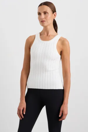 Racer Split Knit Top 107