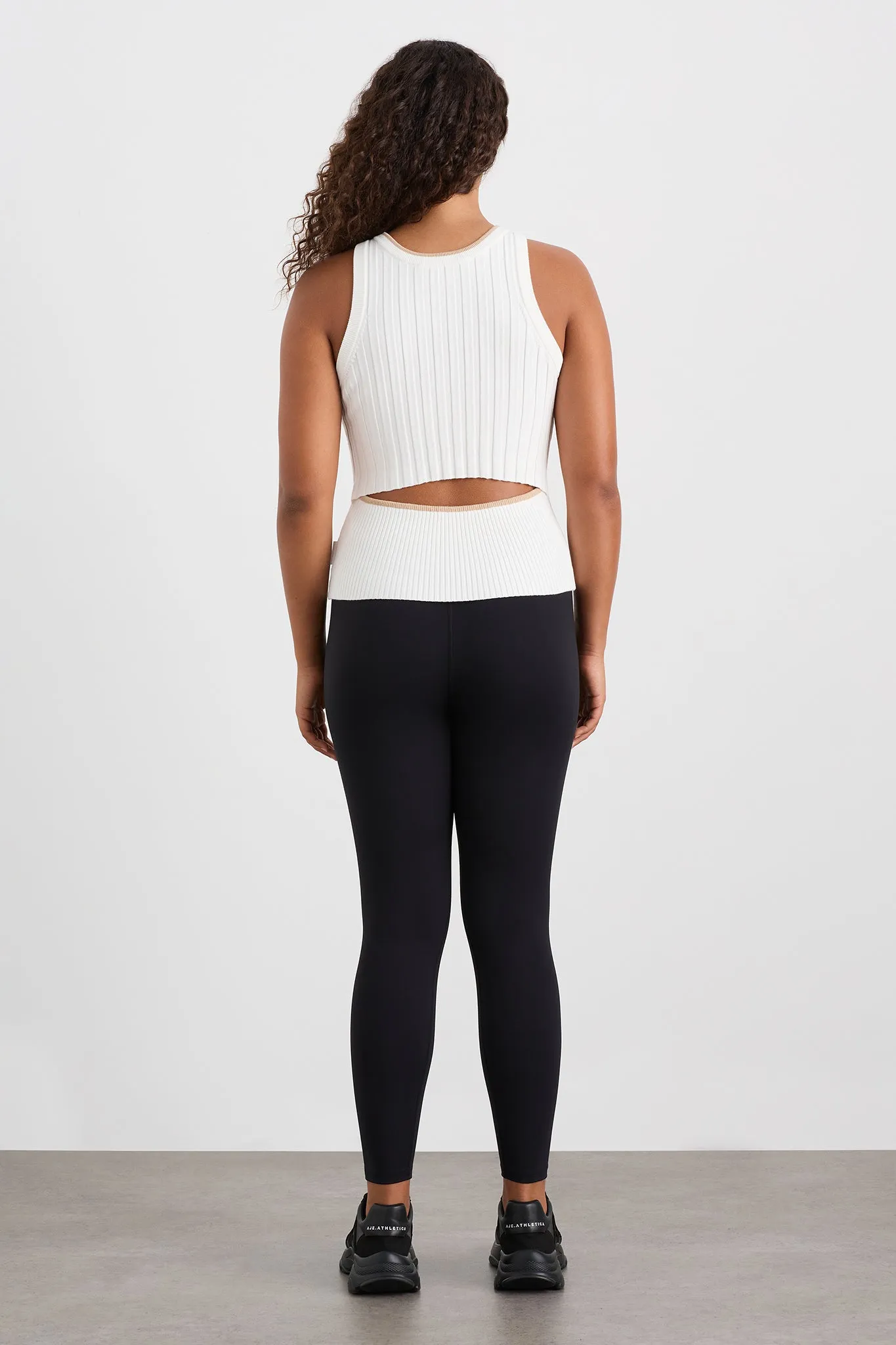 Racer Split Knit Top 107