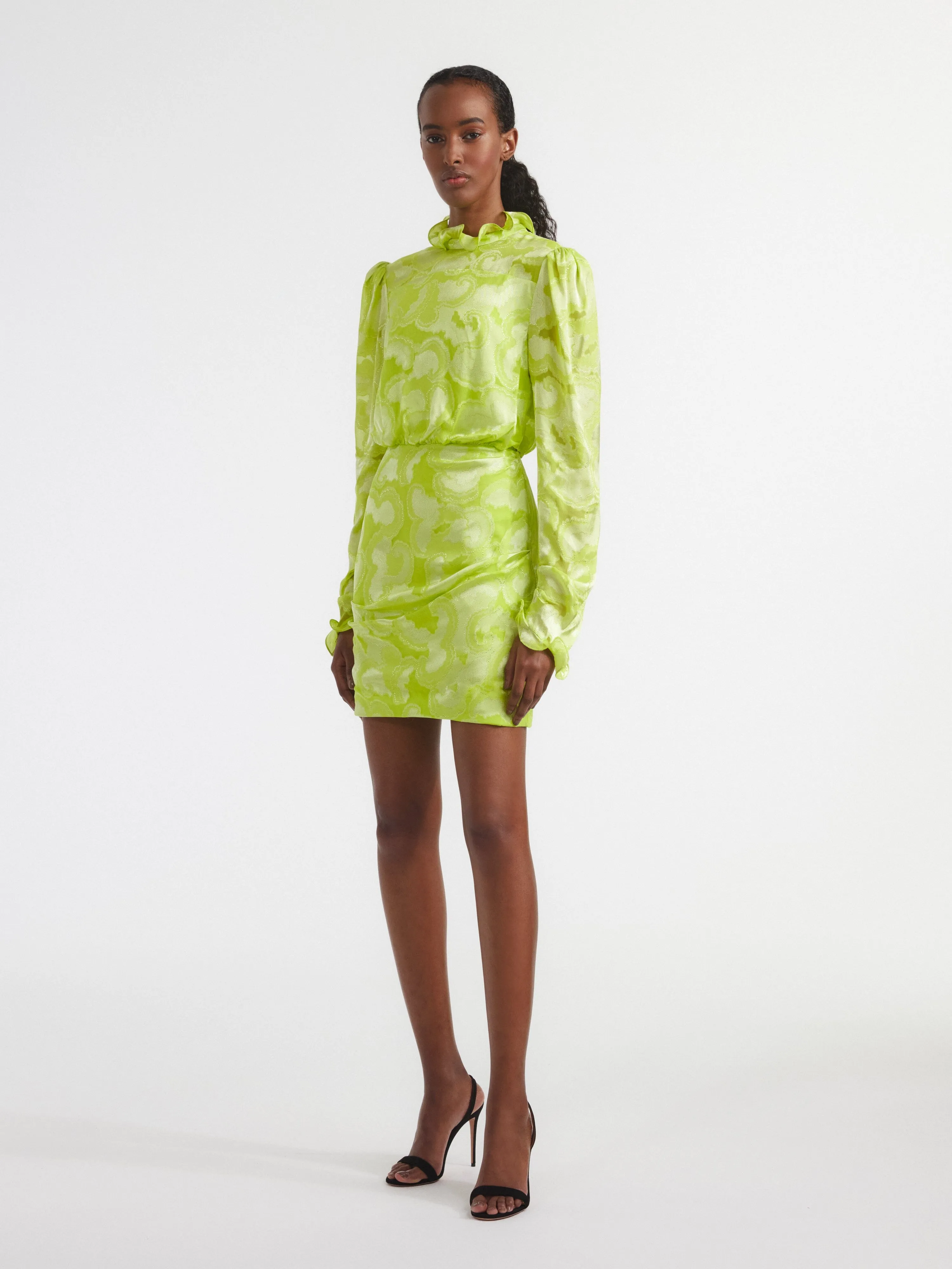 Rina B Dress in Lime