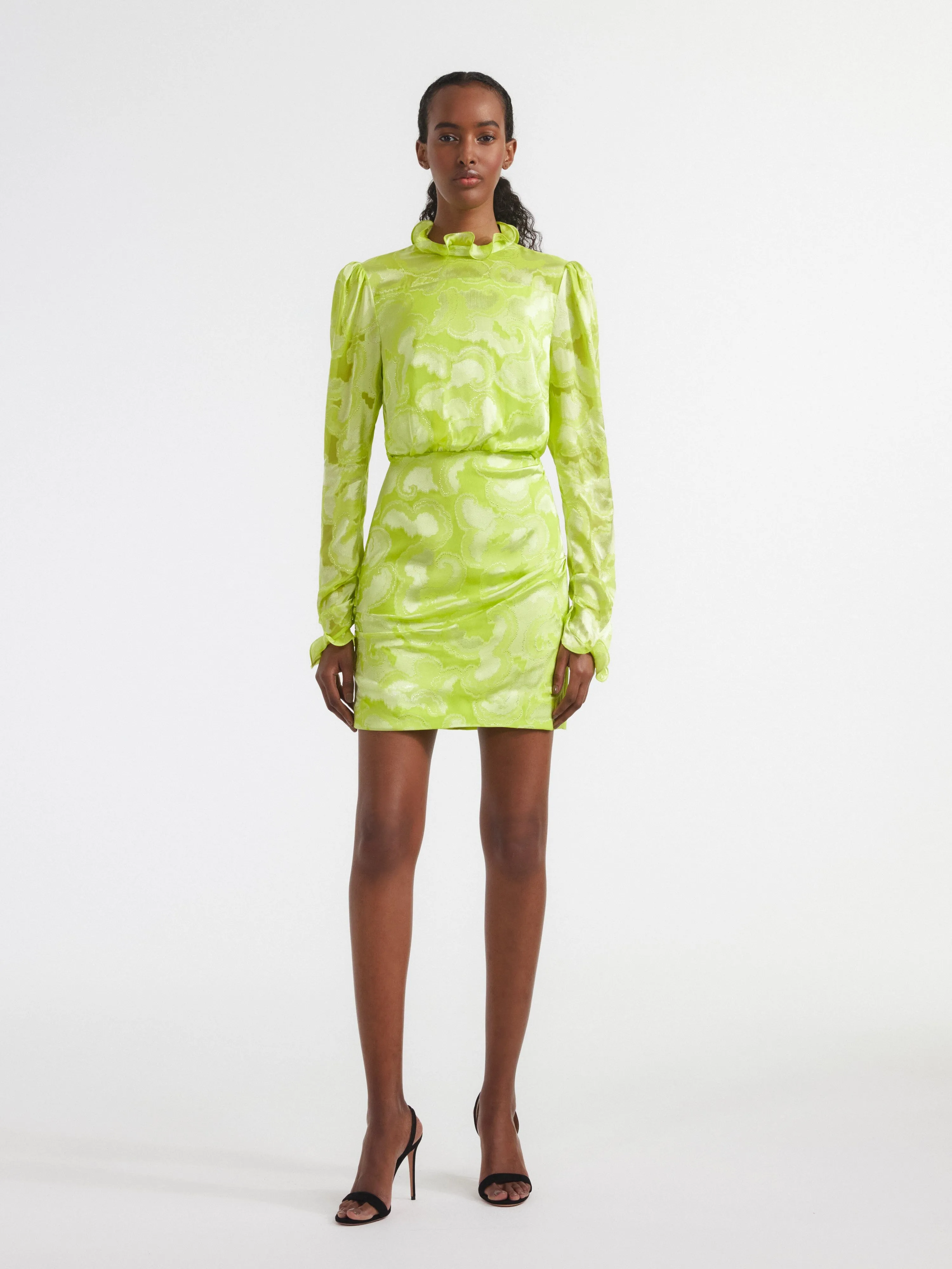 Rina B Dress in Lime