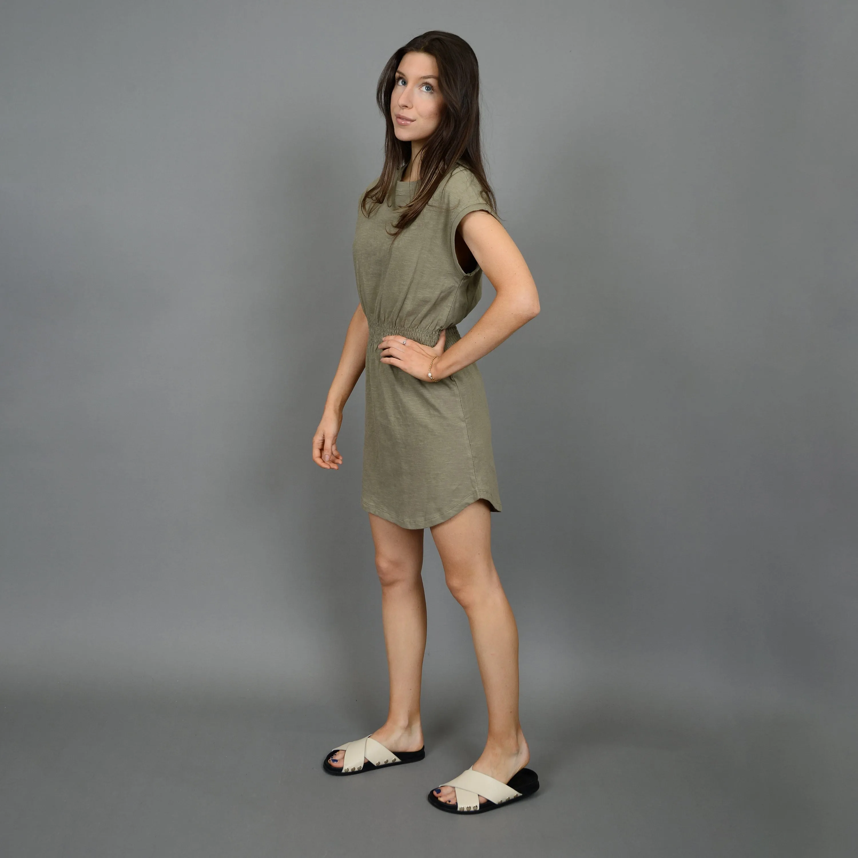 River Ruched Waist Dress