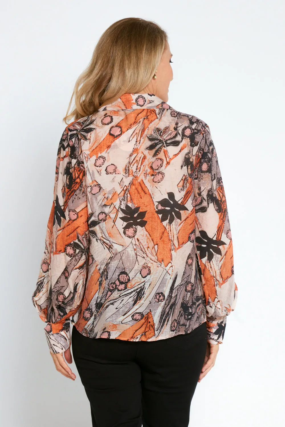 Sacha Blouse - Autumn Print