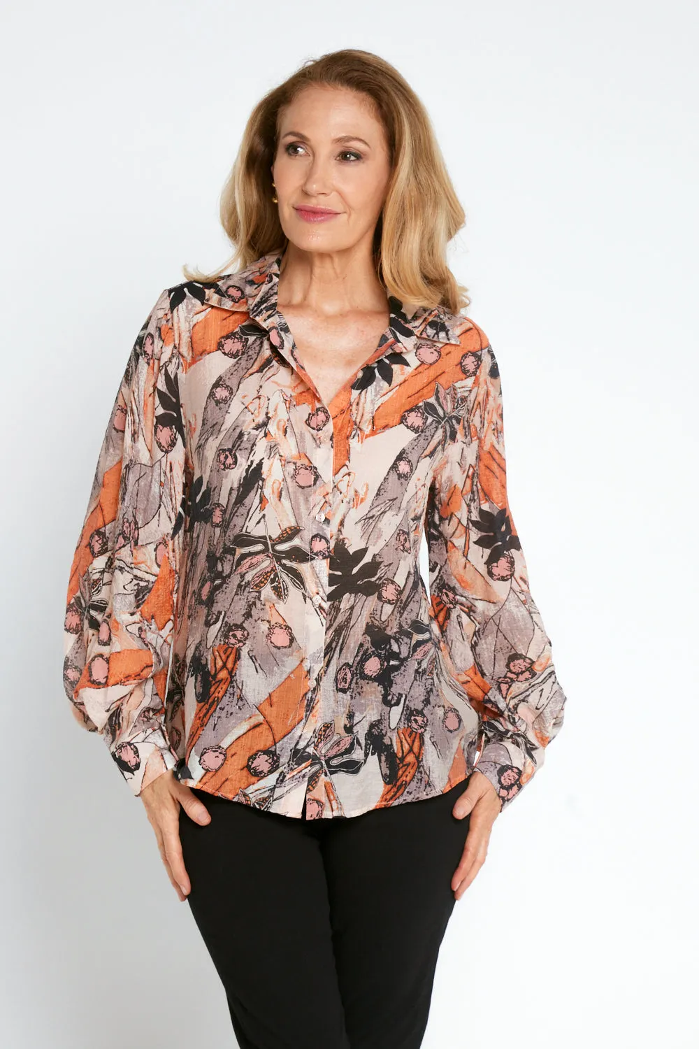 Sacha Blouse - Autumn Print