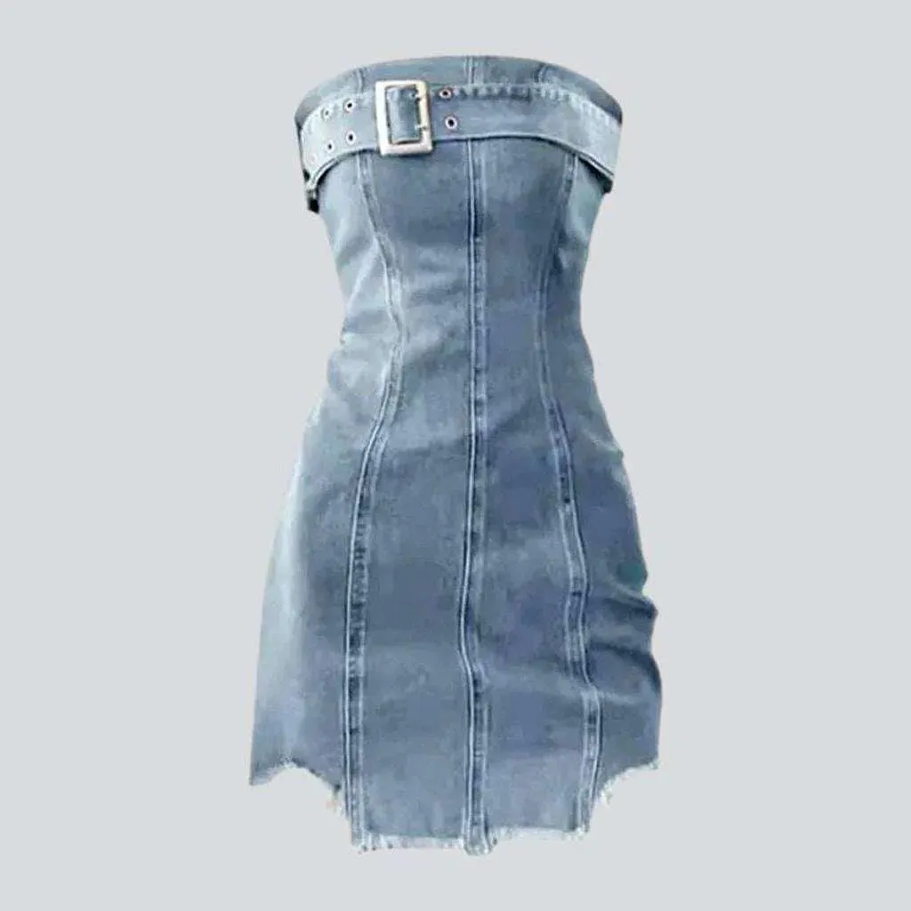 Stylish denim dress