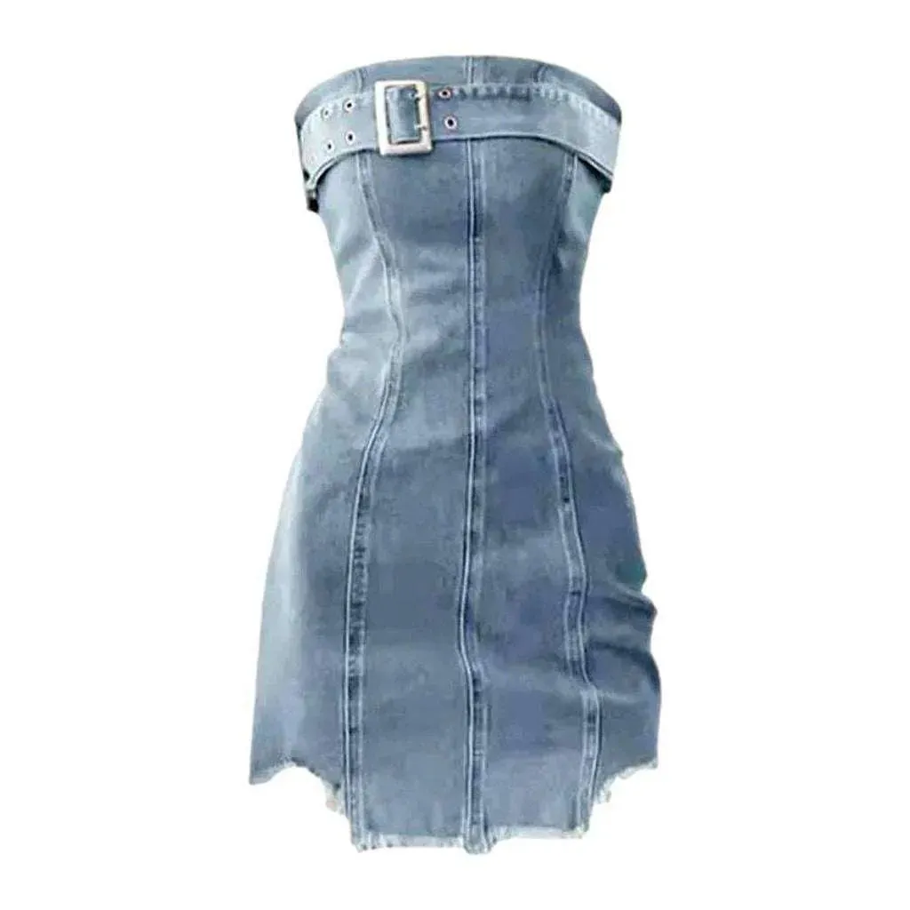 Stylish denim dress