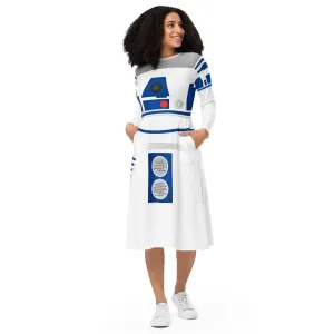 The Droid long sleeve midi dress