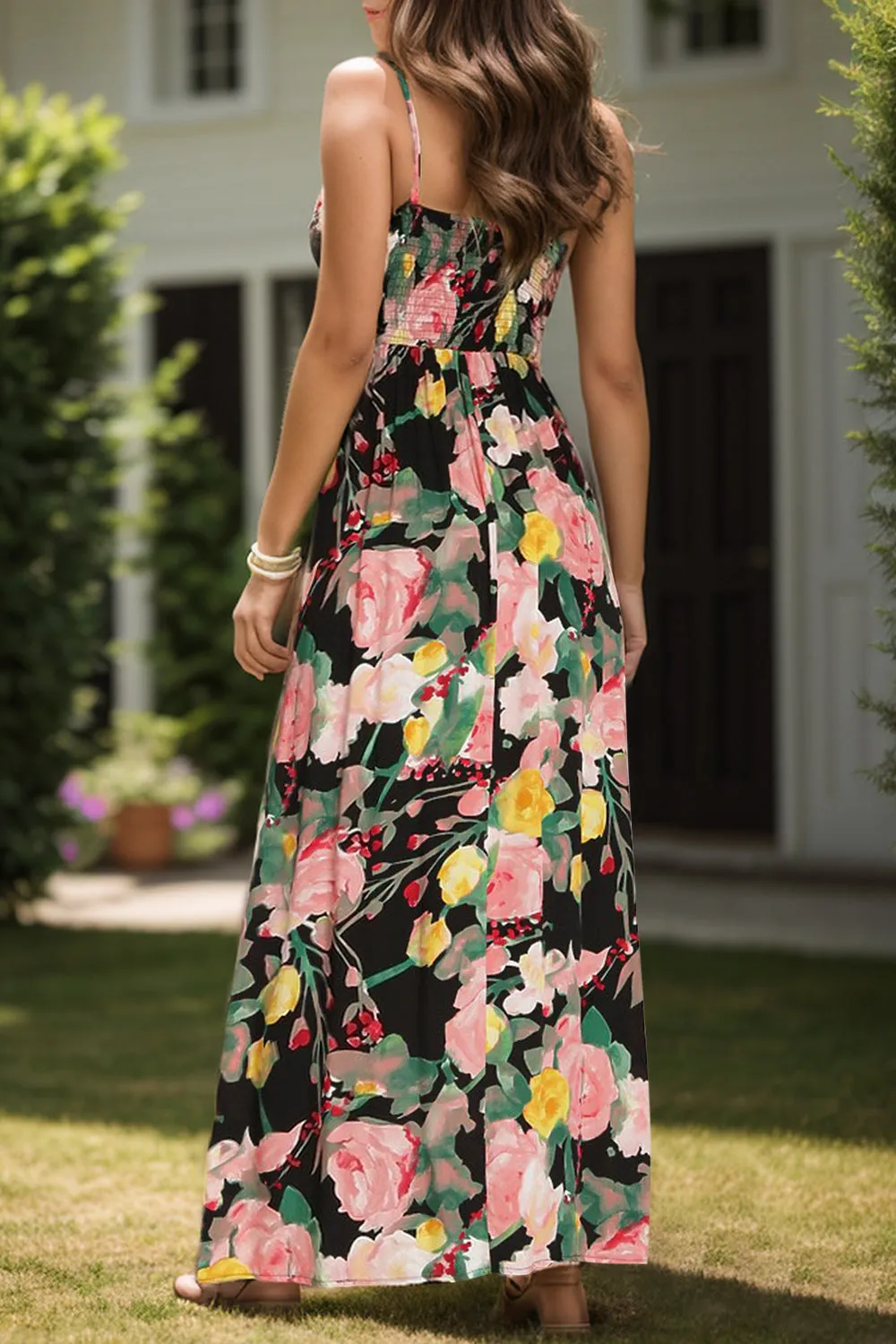 Tied Cami Maxi Dress