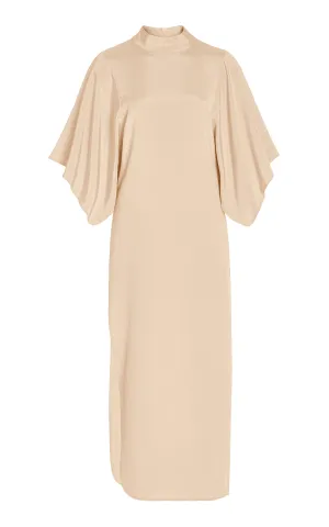 Toffee Mock Neck Sheath Dress